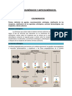 Resumen COLINERGICOS Y ANTICOLINERGICOS