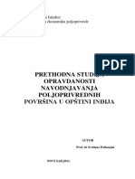 Studija Slucaja Prethodna Studija Opravdanosti Navodnjavanja Poljoprivrednih Površina U Opštini Inđija 1