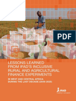 LL IFAD Inclusive Rural and Agricultural Finance Experiments in West and Central Africa During The Last Decade 2009 2020 1