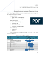 Bab H Jadwal Penugasan