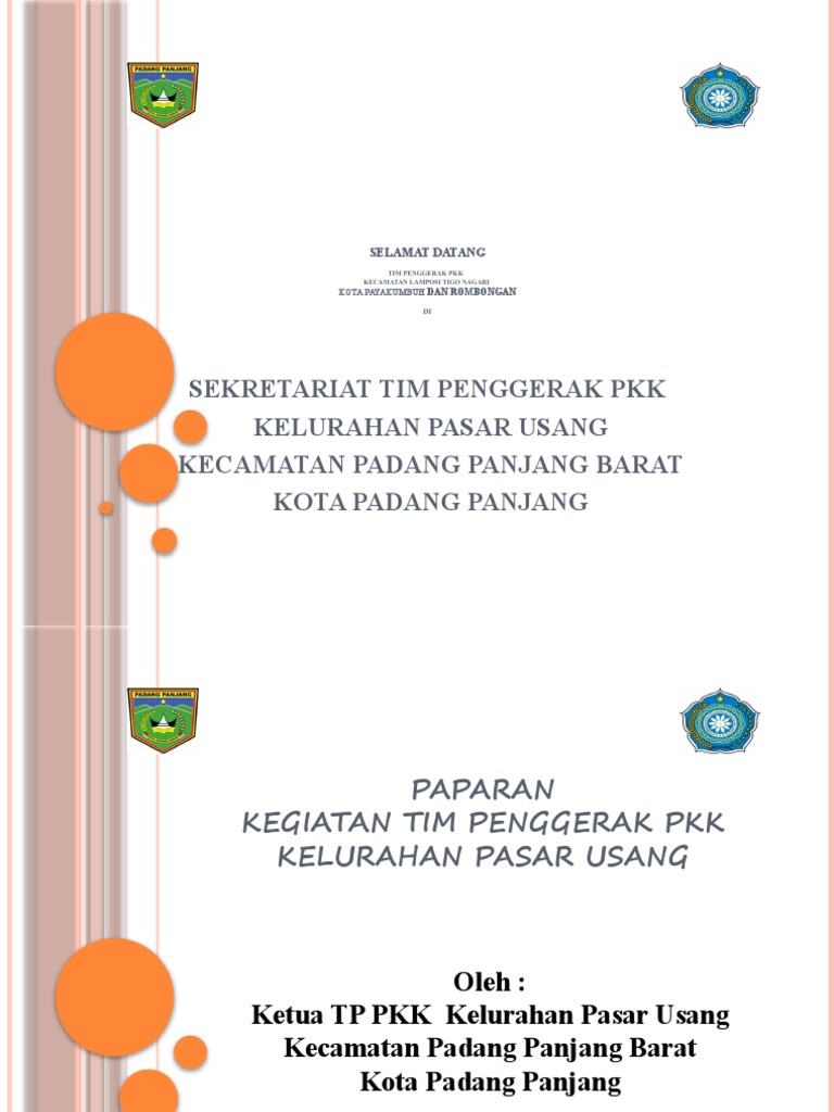 Power Point Kegiatan Tp Pkk Pdf