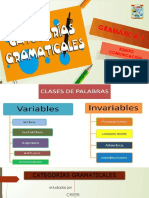 Semana 5 Gramatica I Palabras Variables