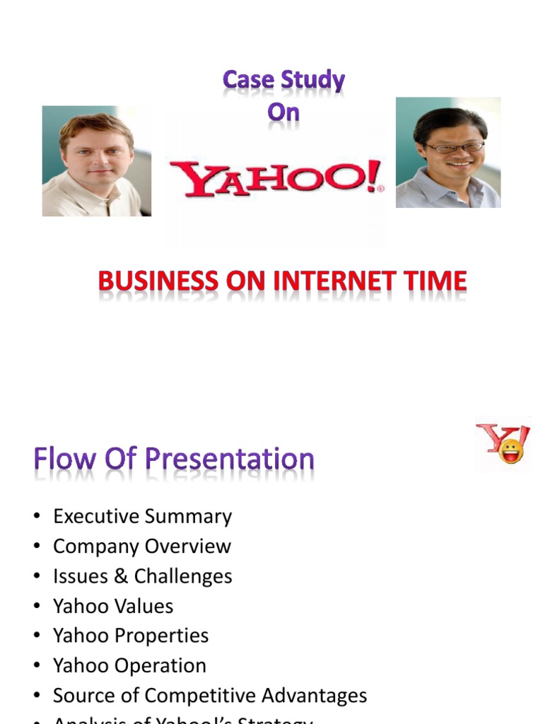 Yahoo Case Study | PDF | Yahoo! | Google