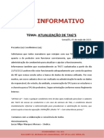 Informativo Sobre Atualização de Tag's 05-05-23 Via Sol