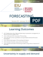 Session 05 Forecasting