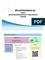 Exemplar Pra 1-4 Melaksanakan Aktiviti Yang Disukai