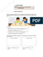 PROBLEMAS DE LAS FRACCIONES Propósito Del Día de Hoy Es