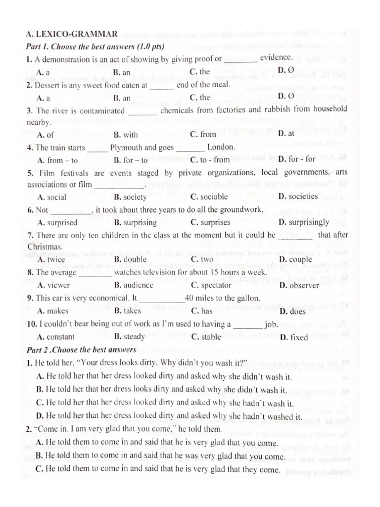 Practice Test 12 (HSG Sóc Trăng) | PDF