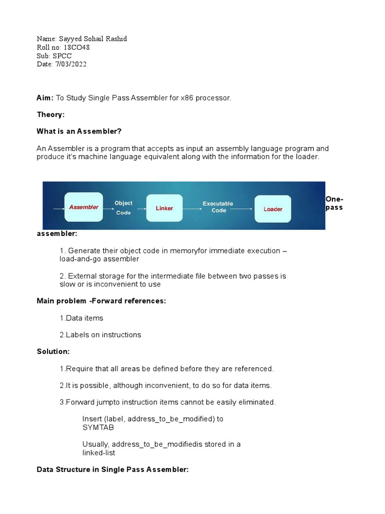 Case Study 2 18CO48 | PDF | Assembly Language | Computer Program