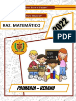 Libro de Razonamiento Matemático - Verano 2022