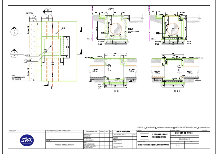 Manhole Cove 800 | PDF | Engineering | Construction Management