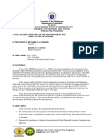 Lac Table of Specifications