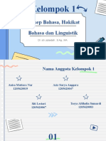 Kel. 1 - Konsep Bahasa, Hakikat Bahasa, Dan Linguistik