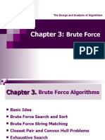Brute Force: The Design and Analysis of Algorithms