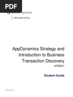 APM221 - AppDynamics Strategy and Introduction To Business Transaction Discovery - Student Guide