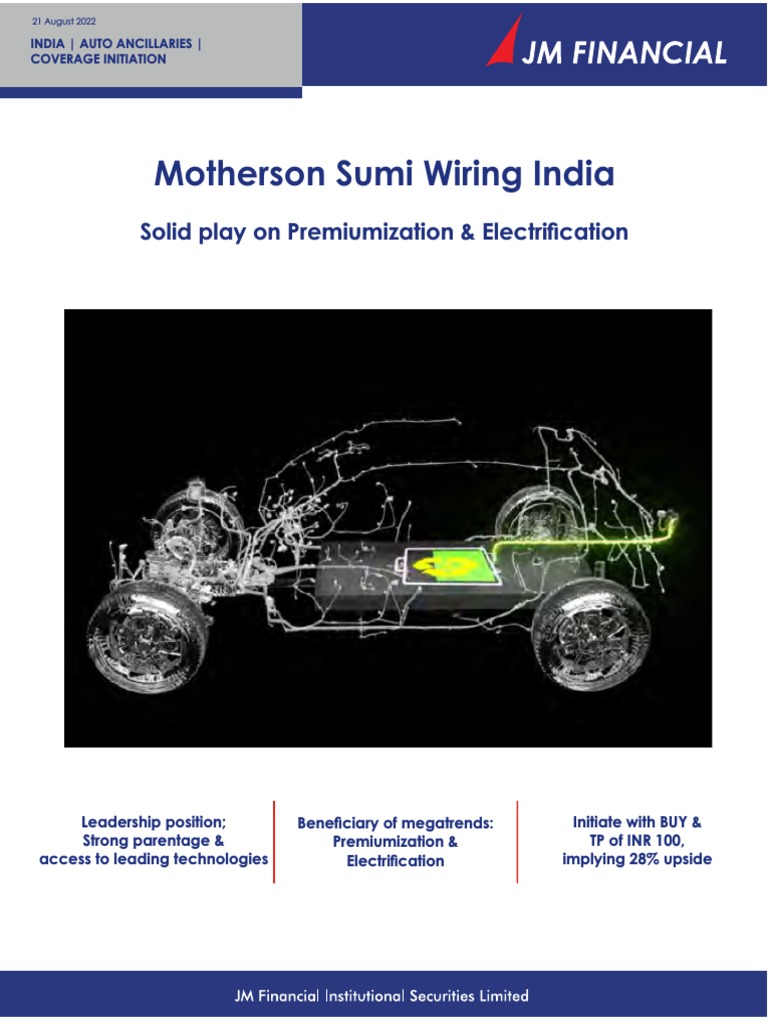Motherson Wiring IC 21aug2022 | PDF | Electric Vehicle | Vehicles