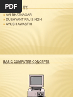 Basic Computer Concepts Avi Bhatnagar