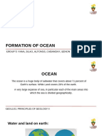 Formation of Ocean 