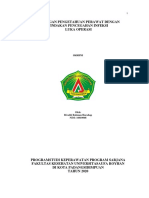 Kuisioner Tingkat Pengetahuan Dan Keterampilan Perawat Dalam Penerapan Pengurangan Resiko Infeksi Pasien Post Op