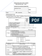 Examen 2do Quimestre Costo 2022