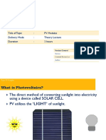 6.2. PV Modules