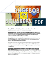 SpongeBob SquarePants Vs Captain Underpants - Character Summaries