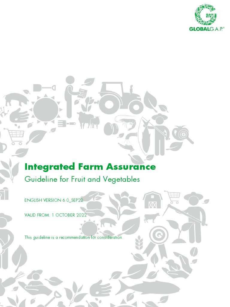 IFA Guidelines for Safe Farming Practices | PDF | Audit | Risk Assessment