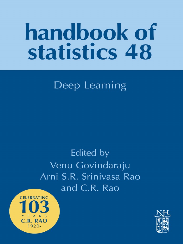 Govindaraju V. Handbook of Statistics. Volume 48. Deep Learning