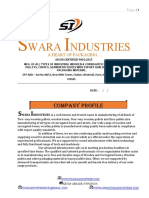 Swara Industries Profile.