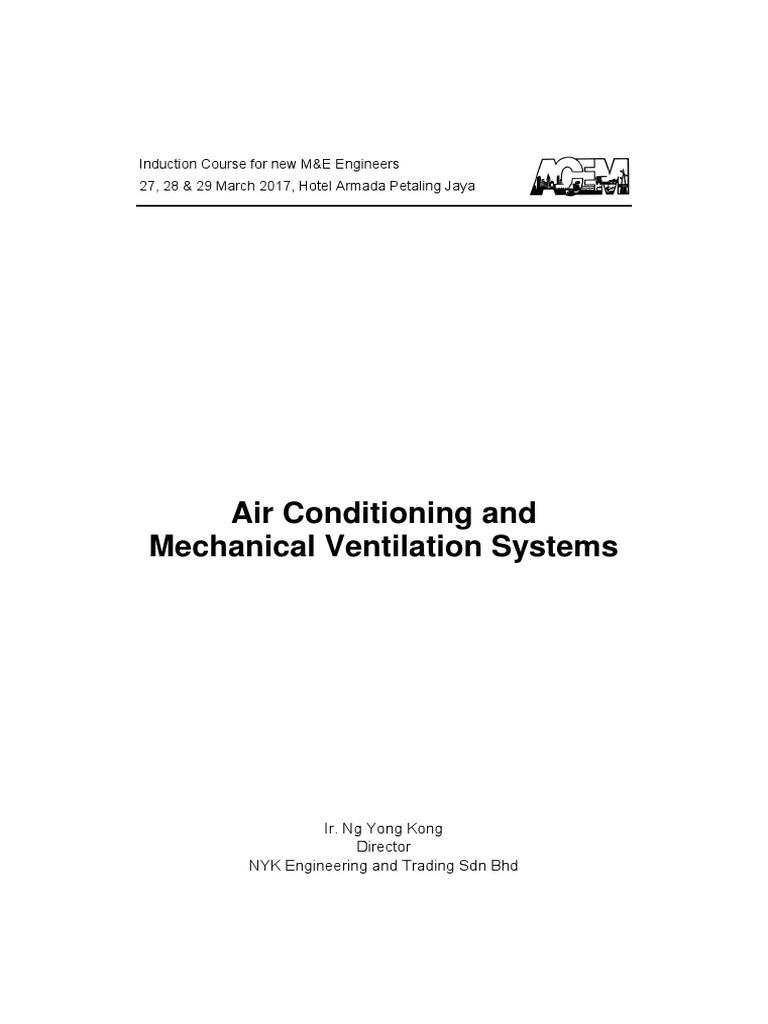 4 ACMV Systems | PDF | Humidity | Air Conditioning