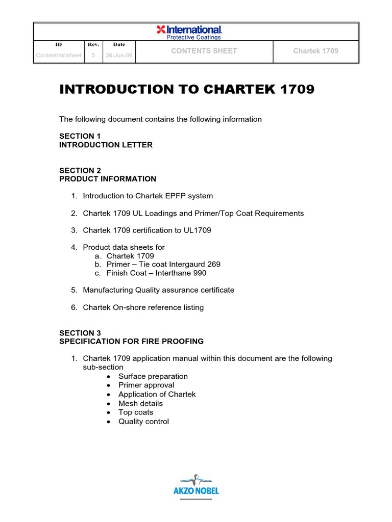 Chartek 1709 Application Manual 2006 (Rev 5) | PDF | Paint | Epoxy