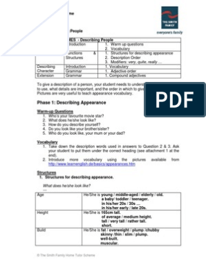 Describing people - Clothes general…: English ESL worksheets pdf & doc