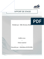 Rapport de Stage Onee