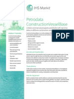 IHS Markit Petrodata ConstructionVesselBase Brochure
