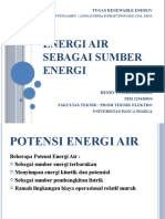 Presentasi Energi Air Sebagai Sumber Energi