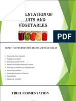 Fermentation F&V