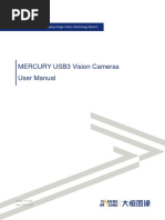 DAHENG MERCYRY USB3.0 Cameras UserManual EN V1.0.54