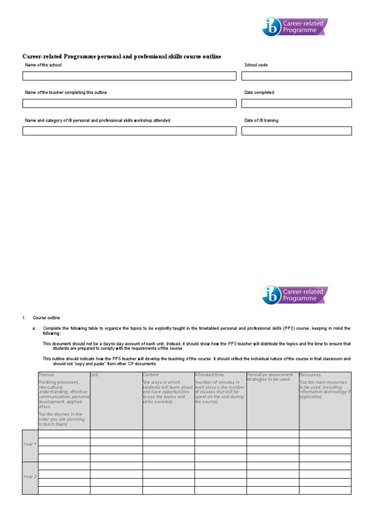 PPS Outline | PDF