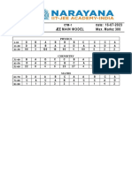 16-07-2023 - LT Iit n120 - Jee Main Model - ctm-1 - Key, Sol