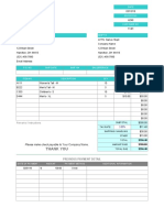 Invoice With Partial Payment Excel Template Invoice Payment Sampl