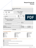 Formulário de Requerimento de Pensão - Editável