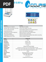 MA204 Analytical Balance Specifications | PDF