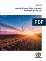 UNECE-Trans-European Railway - High-Speed - Master - Plan - Study