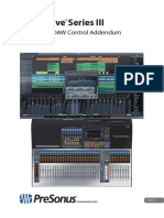 StudioLive Series III Studio One DAW Control Addendum EN V3 25032019