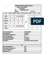 B.Tech Sem 5 Computer Time Table