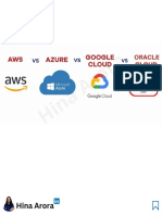 AWS - Azure - Google Cloud - Oracle Cloud
