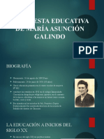 Propuesta Educativa de María Asunción Galindo
