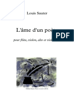 Sauter Lame Dun Poete Quatuor Avec Flute Partition Et Parties