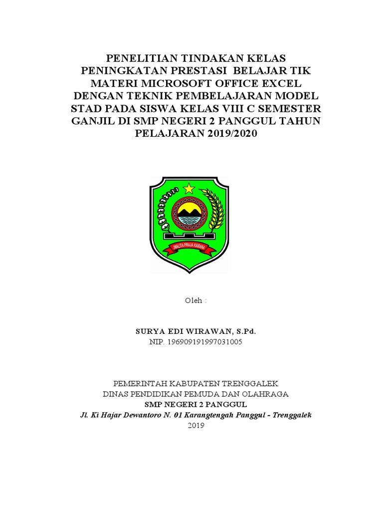 Cover PTK Excel | PDF
