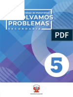 Resolvamos Problemas 5, Secundaria Cuaderno de Trabajo de Matemática 2020